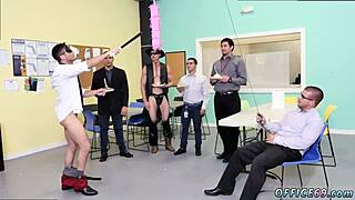 Handsome muscle gay hard sex