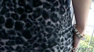 Here’s a cute teen enjoying giving a gentle blowjob in hardcore POV video