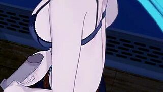 Shibuya Sex Episode Vol 1 - Jujutsu Kaisen Hentai With Ass Footjob Handjob Orgasm Cumshot!