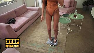 Pov - Cheeky Cock Slut Lili Charmelle Loves Pov Cock, Bent Over Fucking, Punished Riding