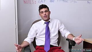 Handsome muscle gay hard sex