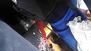 checking out nylon panties under skirt