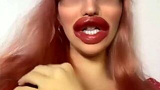 Cock rubbing face and eye fetish video