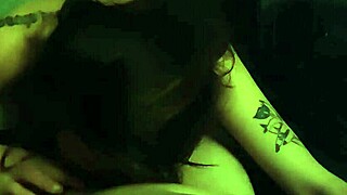 petite brunette teen deepthroats big cock in amateur scene