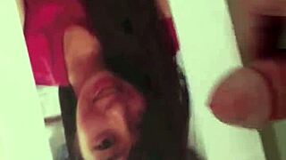 Isabel's cumshot tribute: a male solo performance