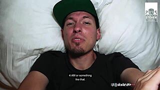 Gothic Milf Sidney Dark Fingers Her Shaved Pussy Before Intense Sex with Monster Cock