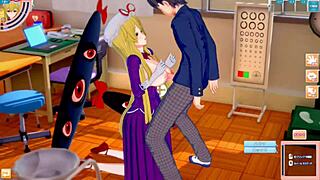 Bold hentai anime with big tits blowjob.