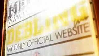 Blonde Melissa Debling Flaunts Big Tits On Bed