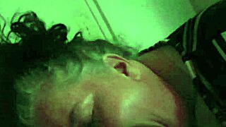 bbw milf delivers sloppy blowjob to amateur partner