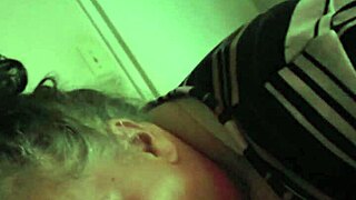 bbw milf delivers sloppy blowjob to amateur partner