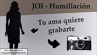 Humiliation ass play and jerk off instructions femdom joi