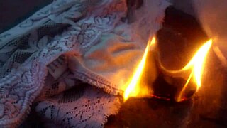 Russian Panties Burning In Antiporno Scene