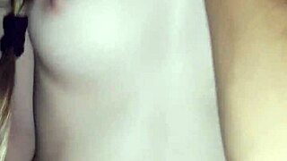 My beautiful pigtail girlfriend's hot Valentine's surprise  