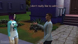 lucy and aiden get rough in game