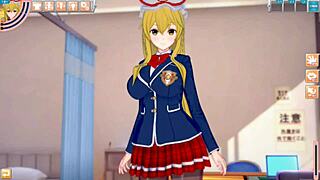 Bold hentai anime with big tits blowjob.