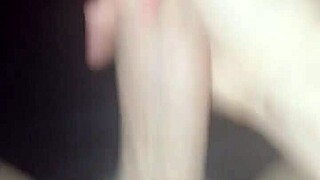 Watch this hairy young guy stroke his cock until he cums