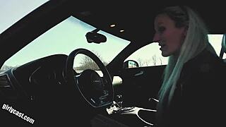 i love banging mavie pearl outdoors after audi r8 test drive