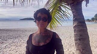 shibari tied up in public for everyone to see