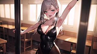 Secret office sex with horny cartoon secretary filmed with hidden cameras