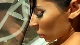 Busty beauty sensual solo session