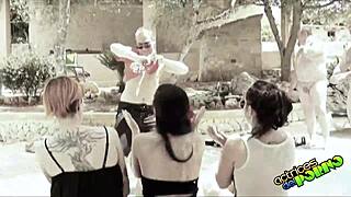 Orgasm of Germans with Salma de Nora.