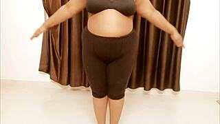 How Does Sexy Indian Jharkand Girl Handle Those Big Boobs in Bed?