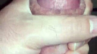 Solo masturbation session in detailed description