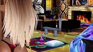 3d sexy stripper with clothes ripped pt2