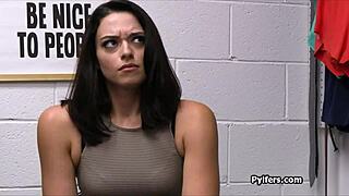 Fat dick in teen 18+ thiefs pretty face!