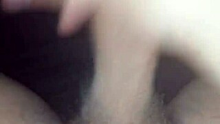 Watch this hairy young guy stroke his cock until he cums