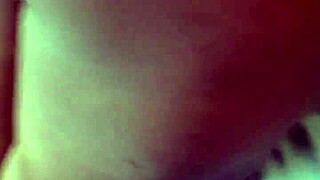 Ebony babe gets real homemade anal fucking.