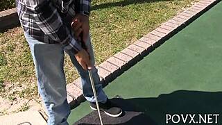 Hot Nikki Lavay fucks with tight pussy