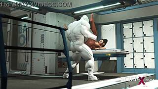 Wow! Hot Black Girl Craves Huge Cyborg Cock in Her Ass!