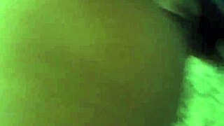 Ebony babe gets real homemade anal fucking.