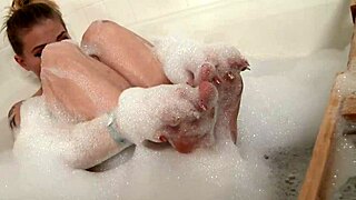 madison skye soaps up dirty feet for joi