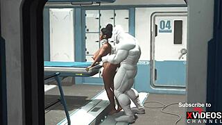 Wow! Hot Black Girl Craves Huge Cyborg Cock in Her Ass!