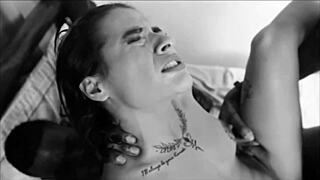 Blonde teen experiences intense anal orgasm