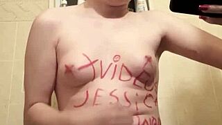 Trans women in punk style jerk off solo in short videos