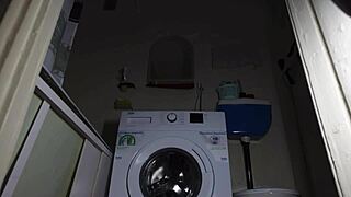Home video of unprofessional bedroom encounter with next door neighbor