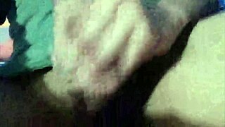 Masturbating my monster cock for you all to see