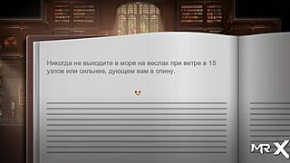 in treasure of nadia, 'can you handle my cum?' the tease asks