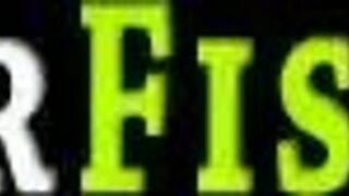 the brunette lesbo fists her pussy up to the wrist