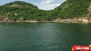 Sara Melo caught masturbating, then fucked hard