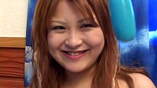 Japanese teen strips seductively for the camera 😏