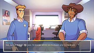 Stunning graphics visuals for Overwatch’s Tracer in a seductive visual novel adventure