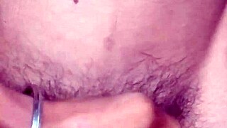 Solo college boy masturbates intensely