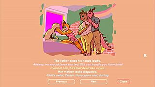 Odymos game features big tits and cocks
