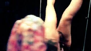 Avn highlights featuring toys and dildo in lesbian webcam action