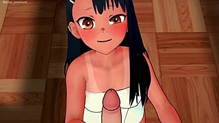 nagatoro naked only with a towel ready for play adult version