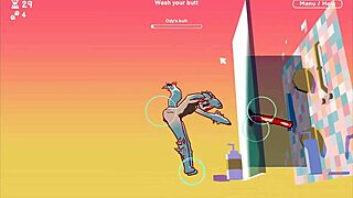 Odymos game features big tits and cocks